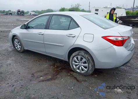 2014 Toyota Corolla Le from USA, damaged, VIN 2T1BURHE3EC153955